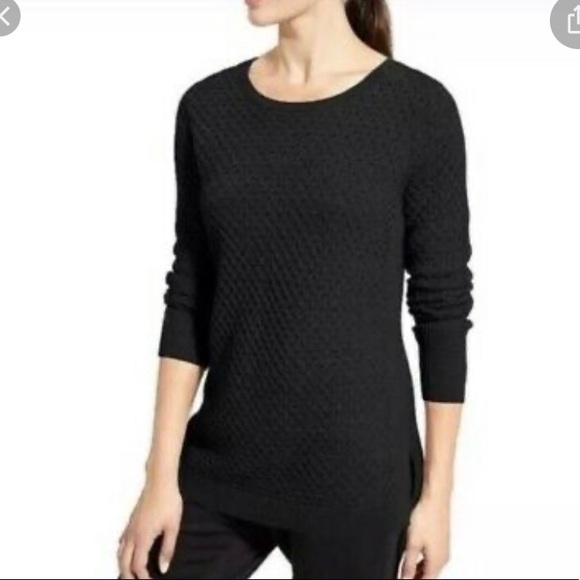 Athleta Honeycomb Merino Tunic Sweater - Picture 9 of 9